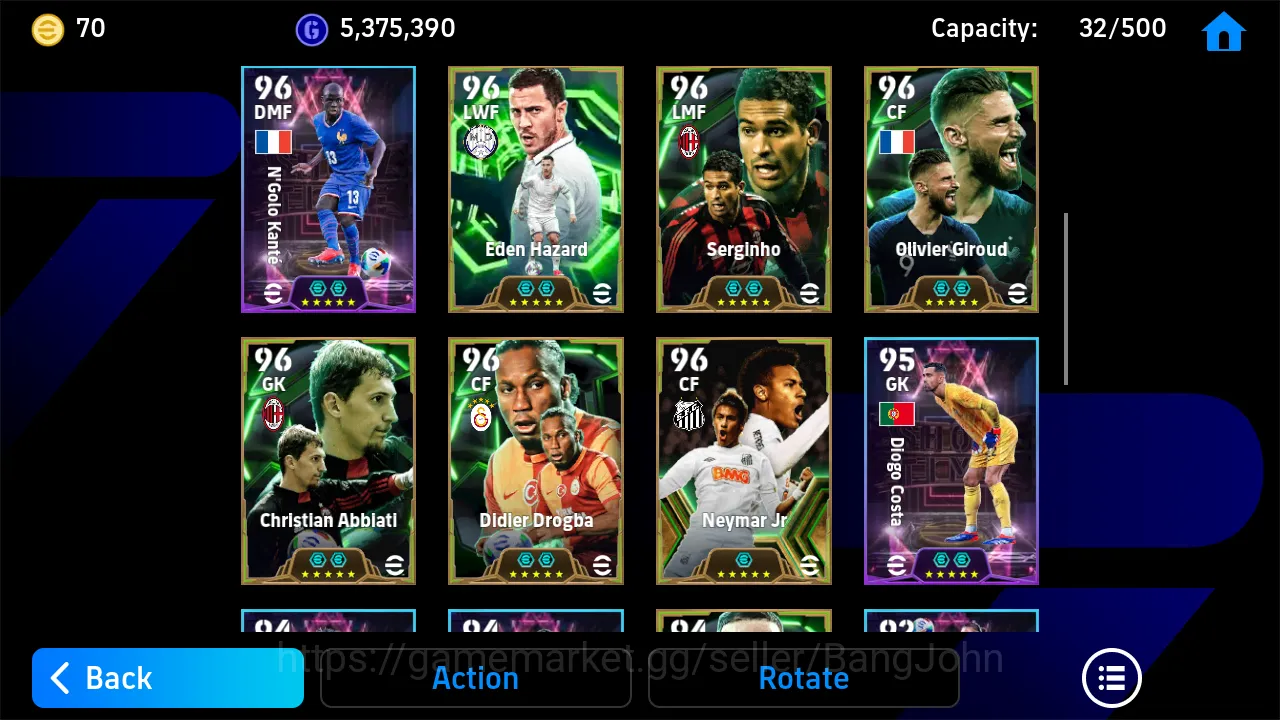 eFootball Accounts power 3158 | giroud epic db sneidjer epic db omar  image 6
