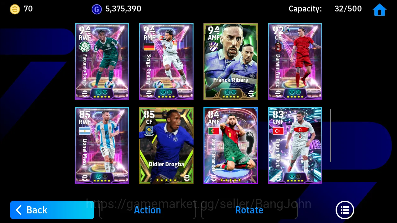 eFootball Accounts power 3158 | giroud epic db sneidjer epic db omar  image 7