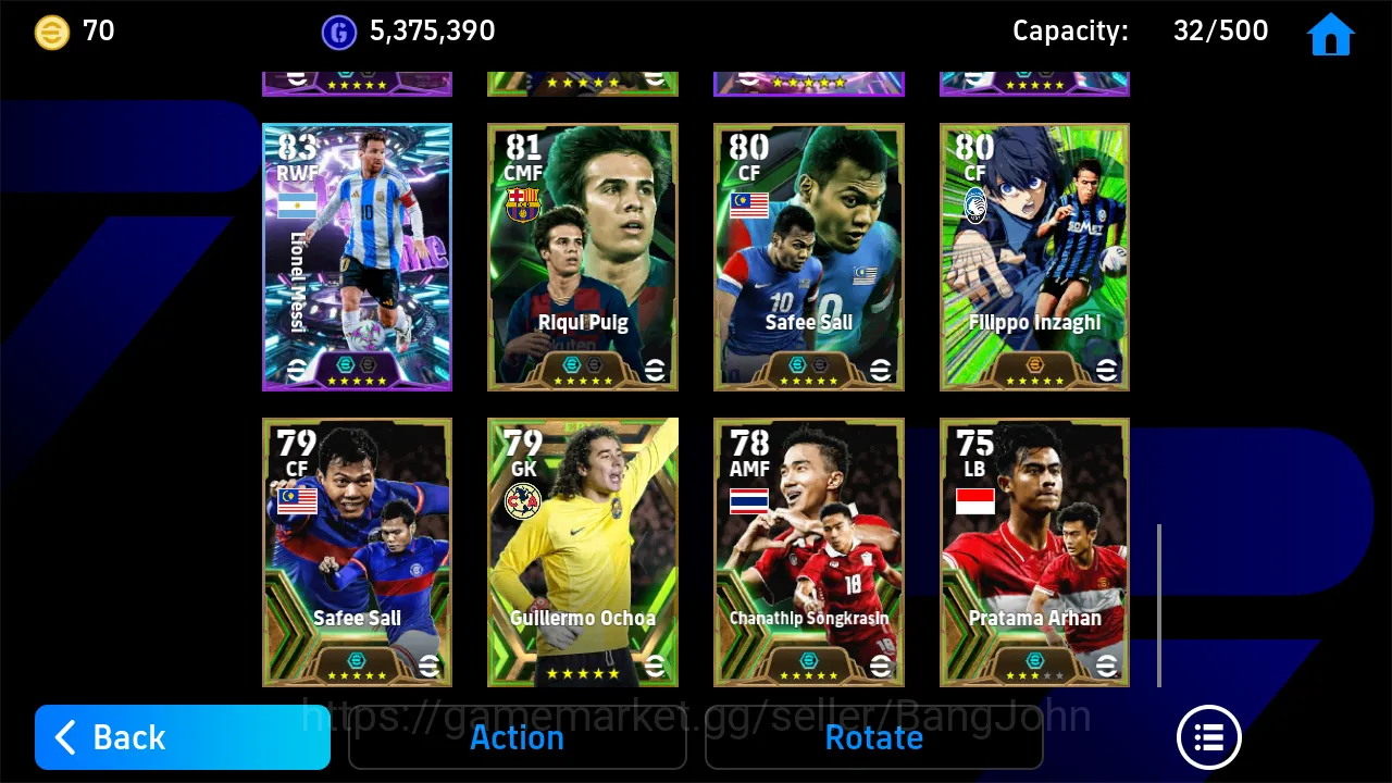 eFootball Accounts power 3158 | giroud epic db sneidjer epic db omar  image 8