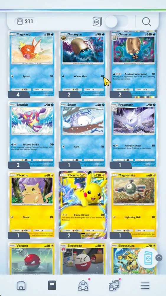 Pokémon TCG Pocket Accounts Lv 8 |Deck 211| Pikacu EX 2, Zapdos EX, Blostoise  image 2