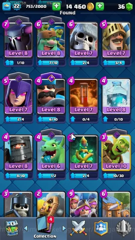 Clash Royale Accounts Lvl22|Trophy 3299|Limited Skin|KTL 9|Card 62|2 EVO image 3