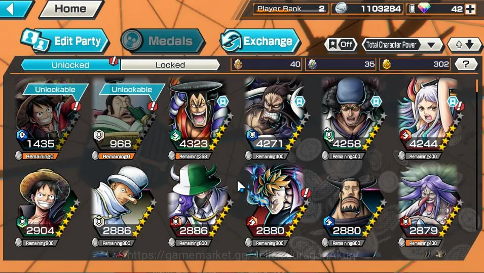 One Piece Bounty Rush Accounts Global|4 META EX|Best Starter| DOK Oden,Creature A image 5