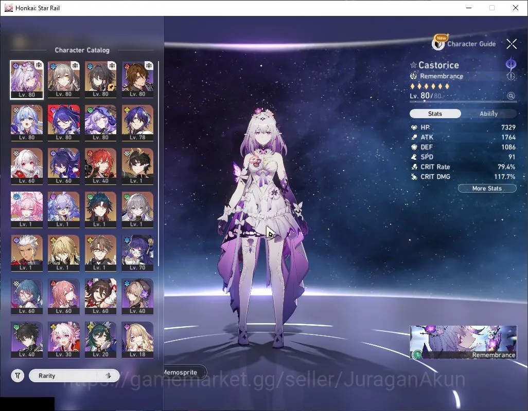 Honkai Star Rail Accounts ASIA|TL 67|10 Limited|[Castorice,Acheron]+Sign, Ro image 2