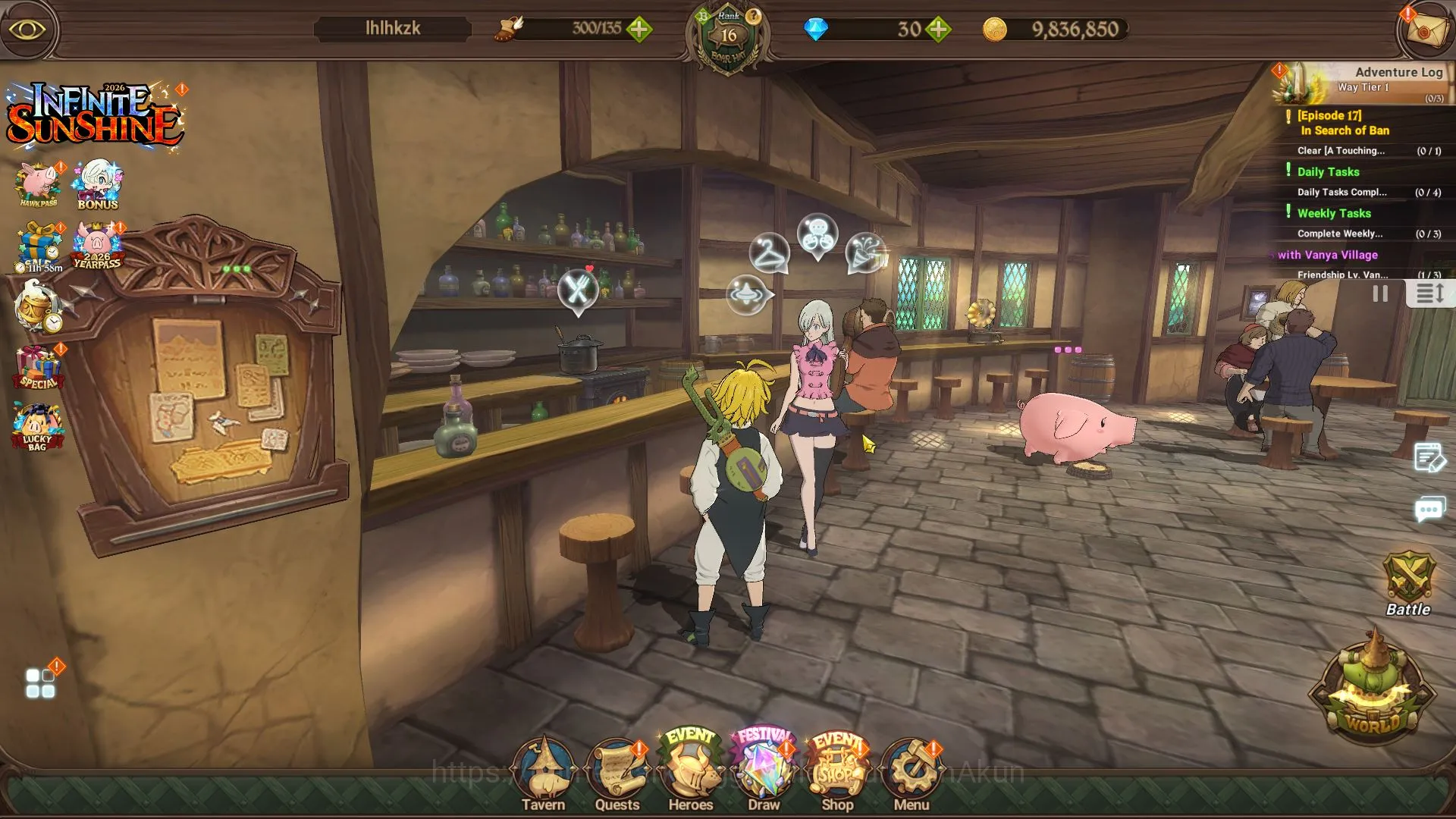 The Seven Deadly Sins: Grand Cross Accounts Midgame Global |1,1M CC| 1 LR + 4 UR + Full Collab Blassing