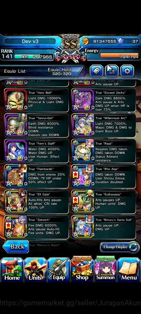 Grand Summoners Accounts [GLOBAL]|Rank 141|17 Ascend[WHfenTW, EmiyaTW, Chlo image 4