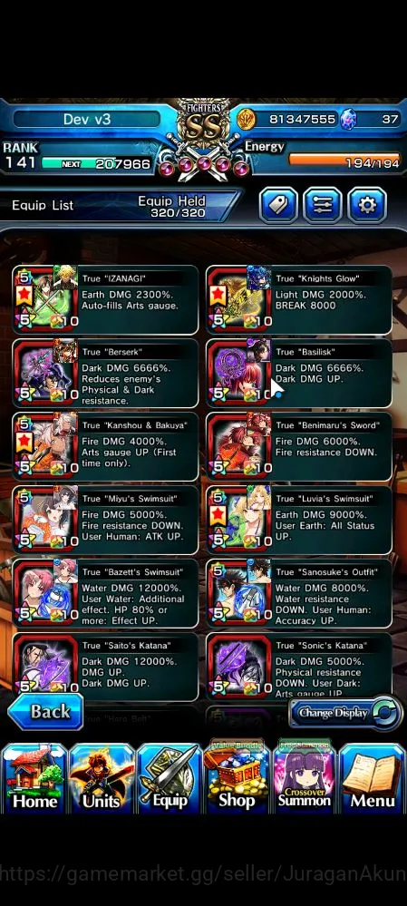 Grand Summoners Accounts [GLOBAL]|Rank 141|17 Ascend[WHfenTW, EmiyaTW, Chlo image 5