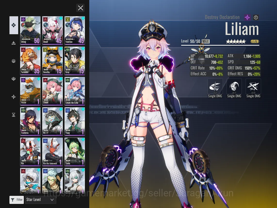 Etheria: Restart Accounts Global-S13| 13 SSR(Liliam,Rilmocha,massiah,Heinric image 4