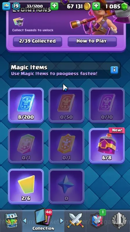 Clash Royale Accounts Starter Lvl19|Trophy 3053|Limited Skin|KTL 8|Card 60|2 EVO,16 Epic,20 Rare,25 Common|TakeEmail(CR885) 3