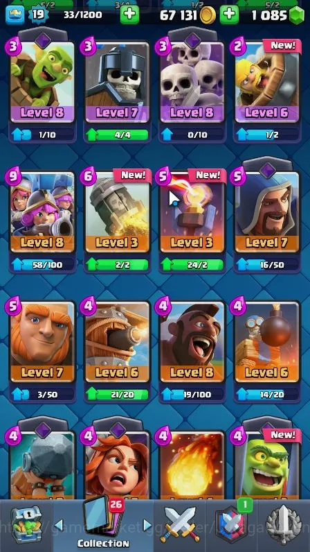 Clash Royale Accounts Starter Lvl19|Trophy 3053|Limited Skin|KTL 8|Card 60|2 EVO,16 Epic,20 Rare,25 Common|TakeEmail(CR885) 5