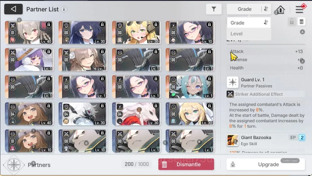 Chaos Zero Nightmare Accounts GLOBAL Lv34|5 SSR (Mei Lin,Veronica,Luke,Haru,Magn image 5