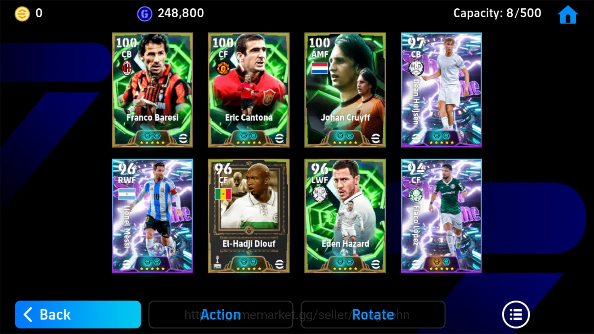 eFootball Accounts Power 3131 | Eric Cantona Epic DB | Johan Cruyff E image 3