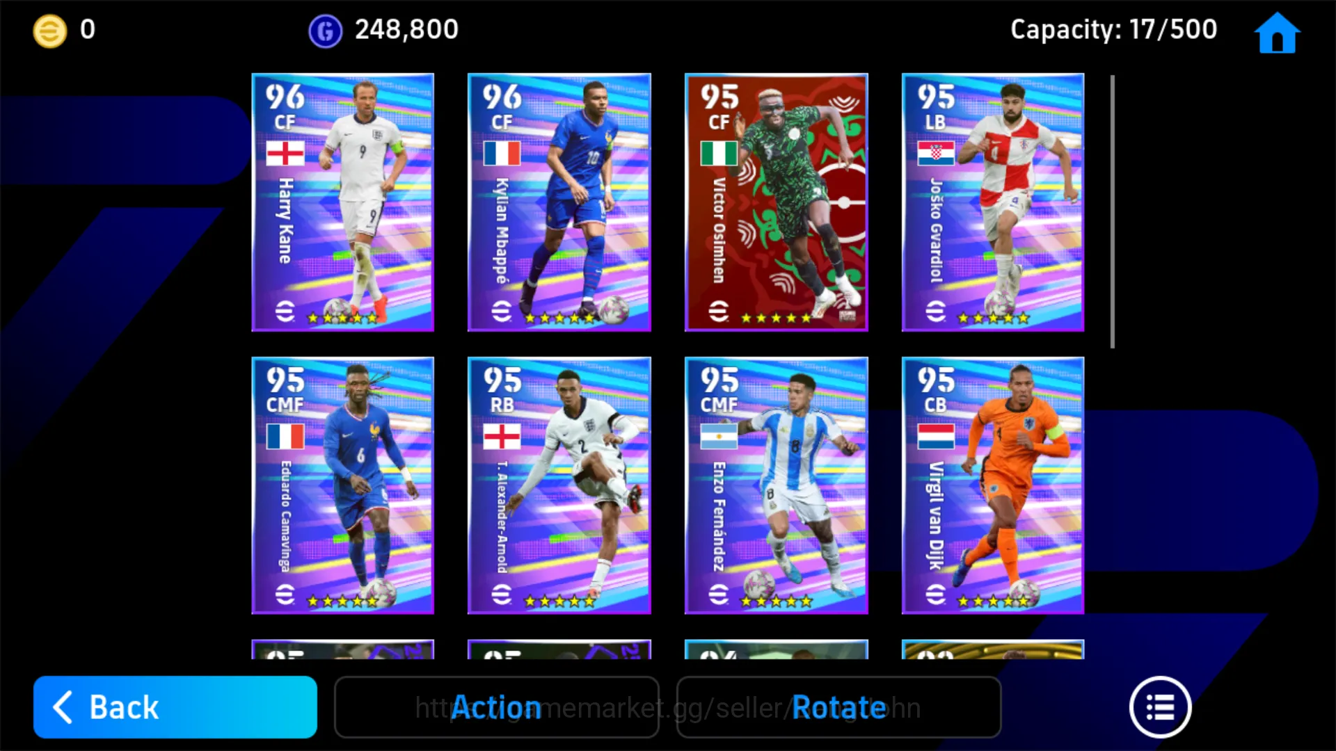 eFootball Accounts Power 3131 | Eric Cantona Epic DB | Johan Cruyff E image 4