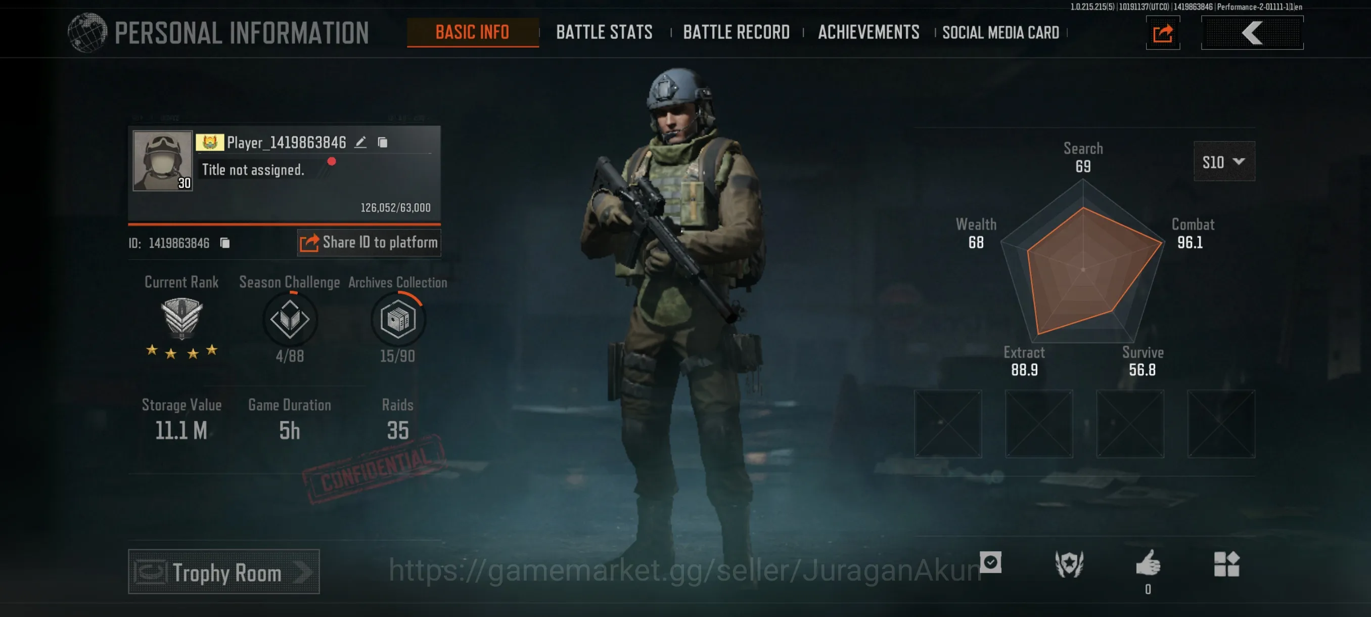 Arena Breakout Accounts [MOBILE]SV 11M|CV 10,5M|Starter PLain Acc|Cascade  image 3