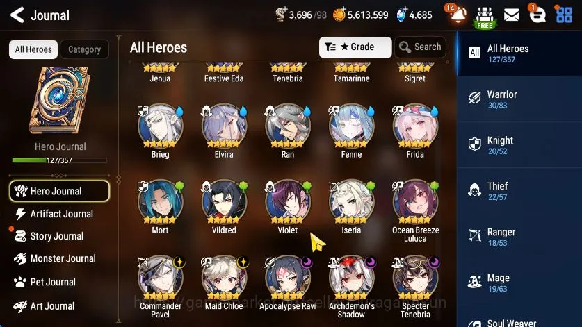 Epic Seven Accounts Global Unverif|BestStarter|5ML (Aravi,SpecterTeneb image 4