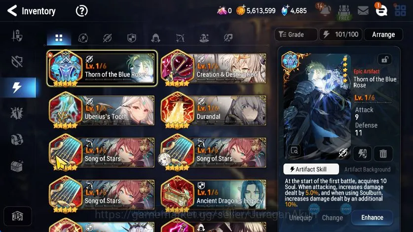 Epic Seven Accounts Global Unverif|BestStarter|5ML (Aravi,SpecterTeneb image 7