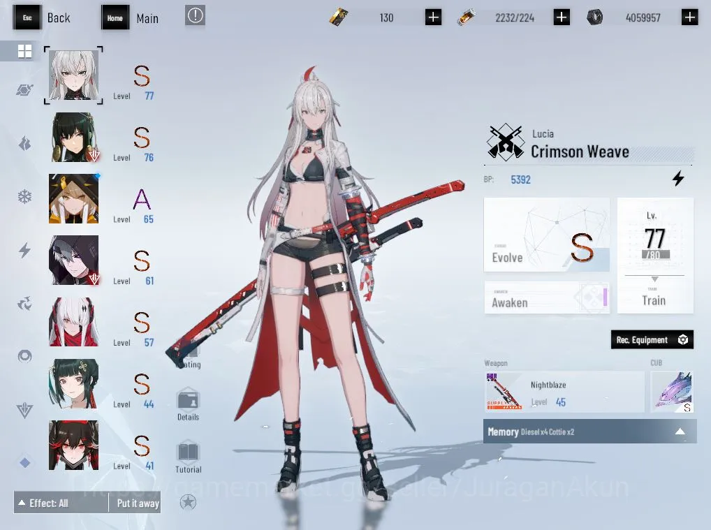 Asia | Fresh Starter | Lucia CW+Sign, Qu Pavo, Hanying |Log Google| CheckSS (PGR1295) Punishing: Gray Raven Accounts Starter Asia | Fresh Starter | Lucia CW+Sign, Qu Pavo, Hanying |Log Google| CheckSS (PGR1295)