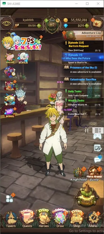 The Seven Deadly Sins: Grand Cross Accounts Asia|2,3M CC|2 LR + 3 UR + Many Collabs + 809 Dm ( image 1
