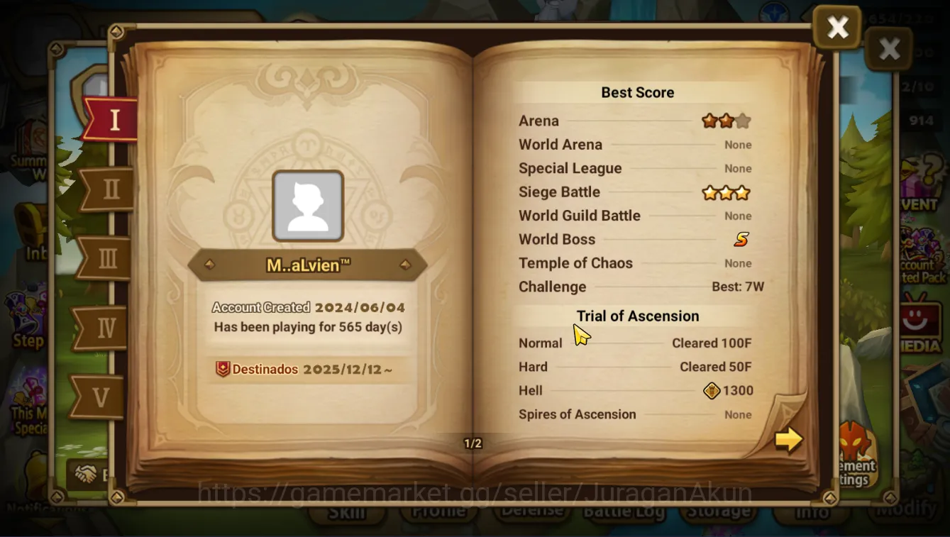 Summoners War: Sky Arena Accounts ASIA Lv50 Best Starter|1 LD IAN Collab Assasins Cr image 2