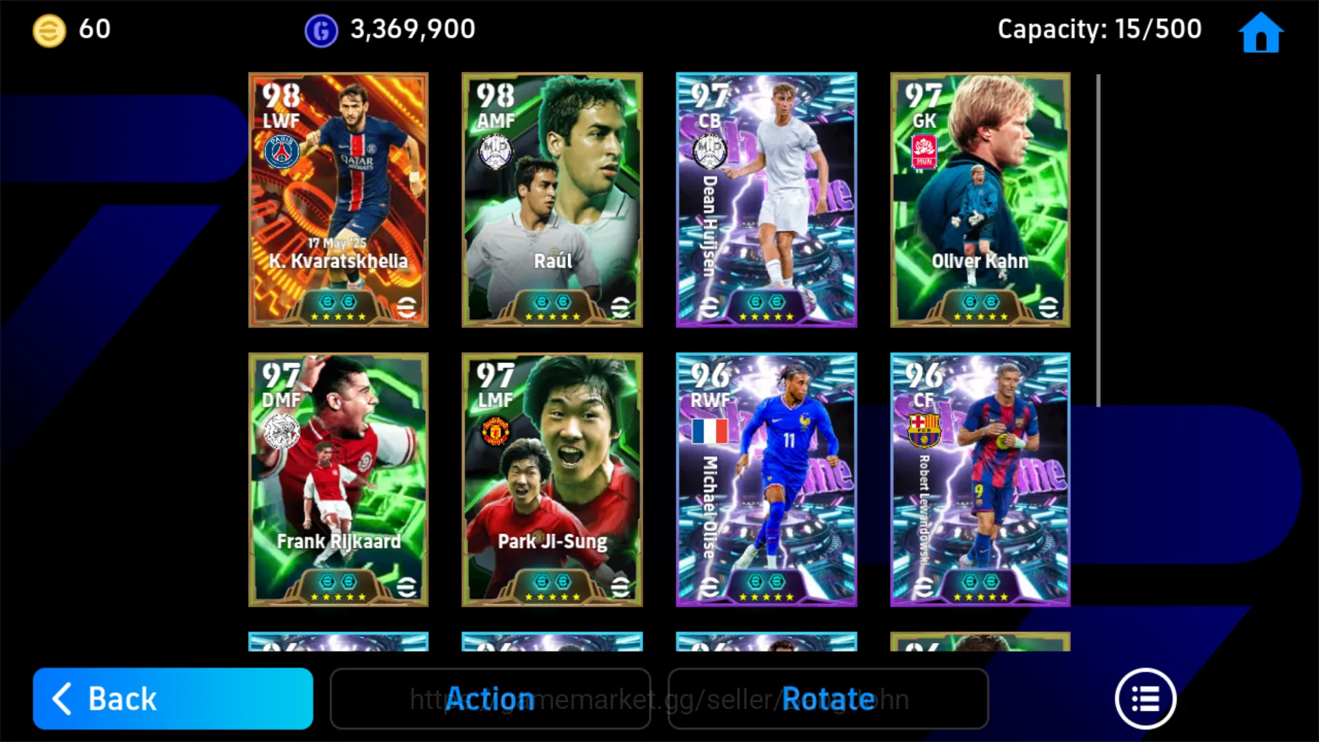 eFootball Accounts Power 3157 | K. Kvaratskhelia Big Time blitz | jus image 3