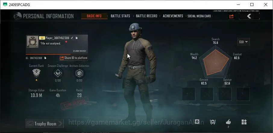 Arena Breakout Starter [MOBILE]Lvl 23|SV 10M|CV 9M|Plain ACC Grave Mosin  image 1