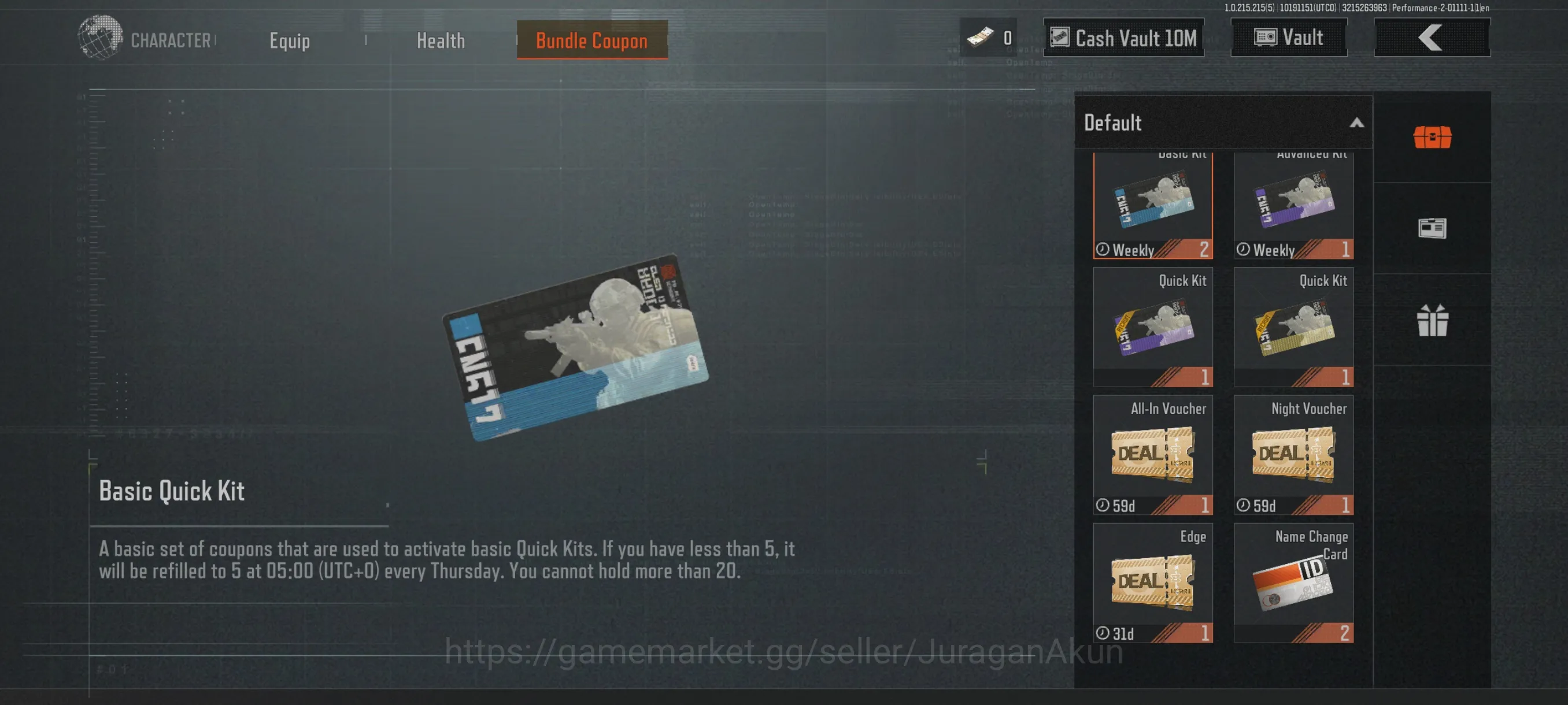 Arena Breakout Accounts Starter [MOBILE]SV 11M|CV 10,5M|Starter PLain Acc|Peak AEK,EDEL AK12,Combust 3