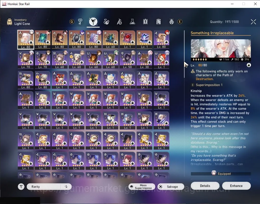 Honkai Star Rail Accounts Mid Game ASIA|TL 67|12 Limit|[Castorice,Acheron,Sparkle]+Sign Phainon,3B,HuoHuo,Dante,Etc|MC 4