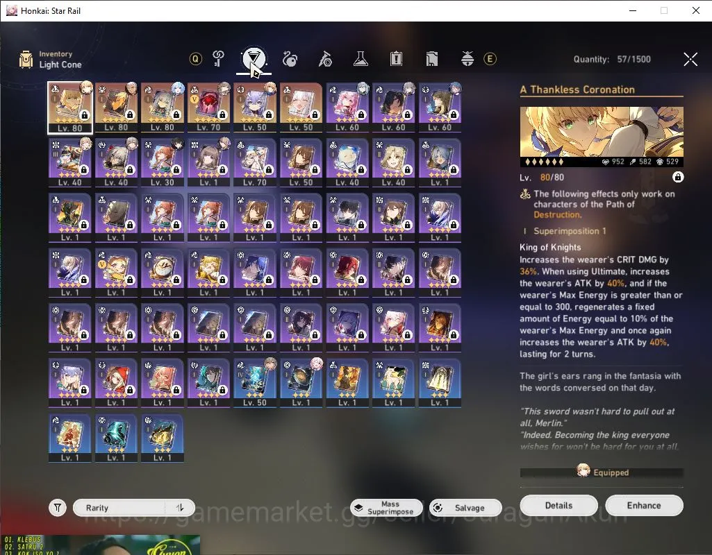 Honkai Star Rail Accounts Mid Game ASIA|TL63|3 Limited[Saber+Sign,Cerydra+Sign,Archer+Sign]SJ 3