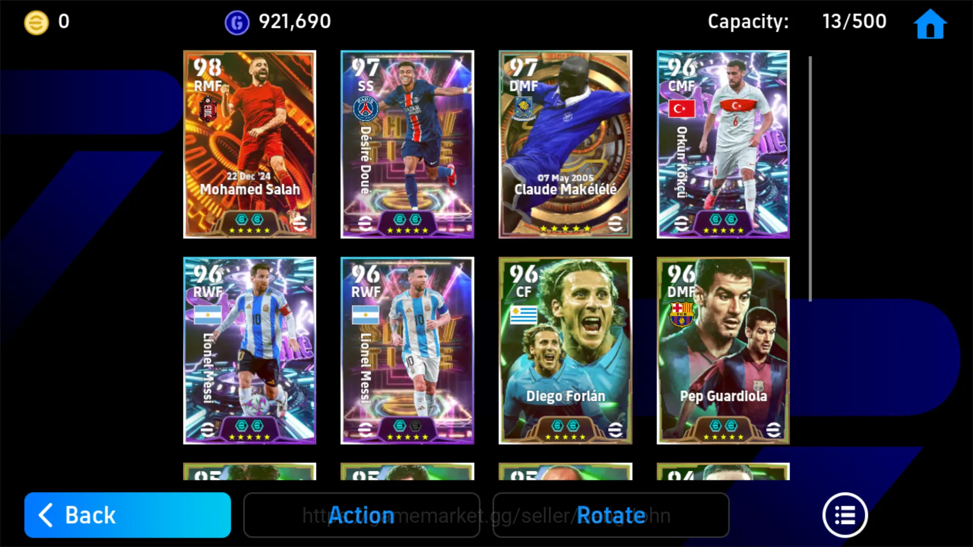 eFootball Accounts Others power 3140 | salah big time doue showtime | EFB029B 3