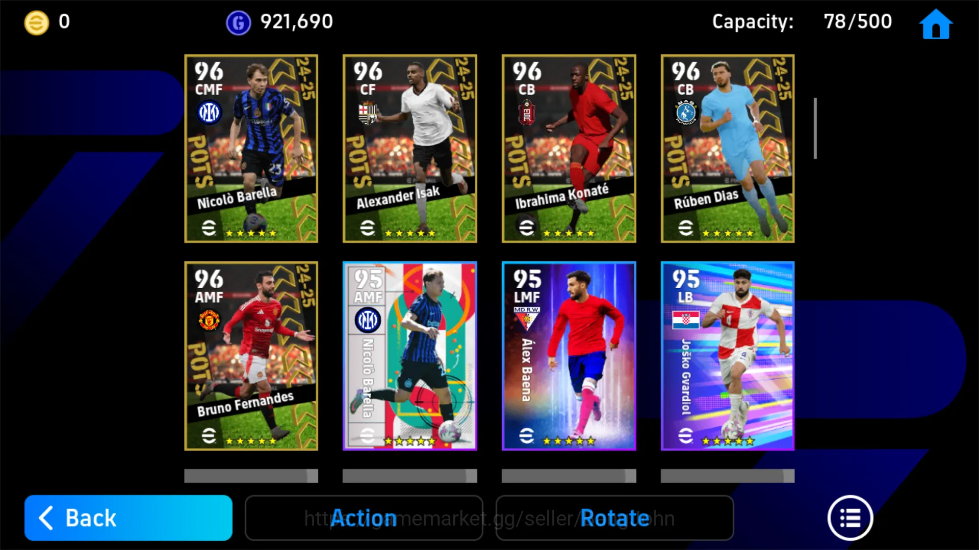 eFootball Accounts Others power 3140 | salah big time doue showtime | EFB029B 6