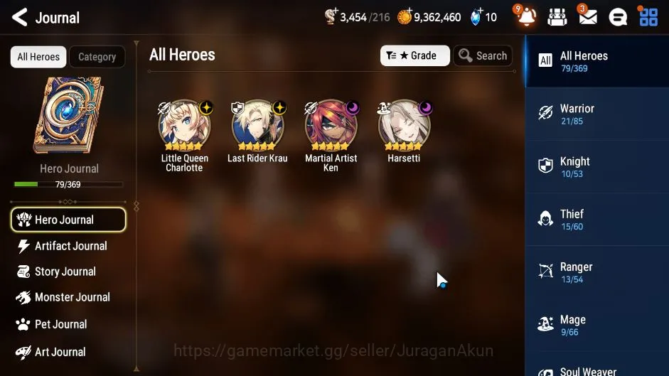 Epic Seven Accounts Global|Unverif|MidGame|4 ML[Harsetti,LQCharlotte,L image 4