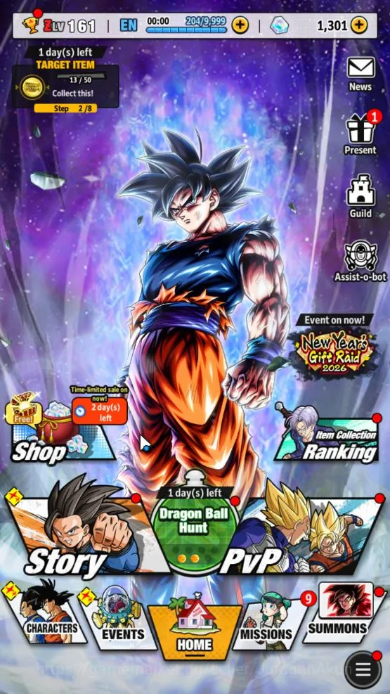 Dragon Ball Legends Accounts High-End 339M Total Power|LV161|6 UL+ 20 LL|Ultra Instinct Sign Goku,Hit,Super Vegito,Omega 5