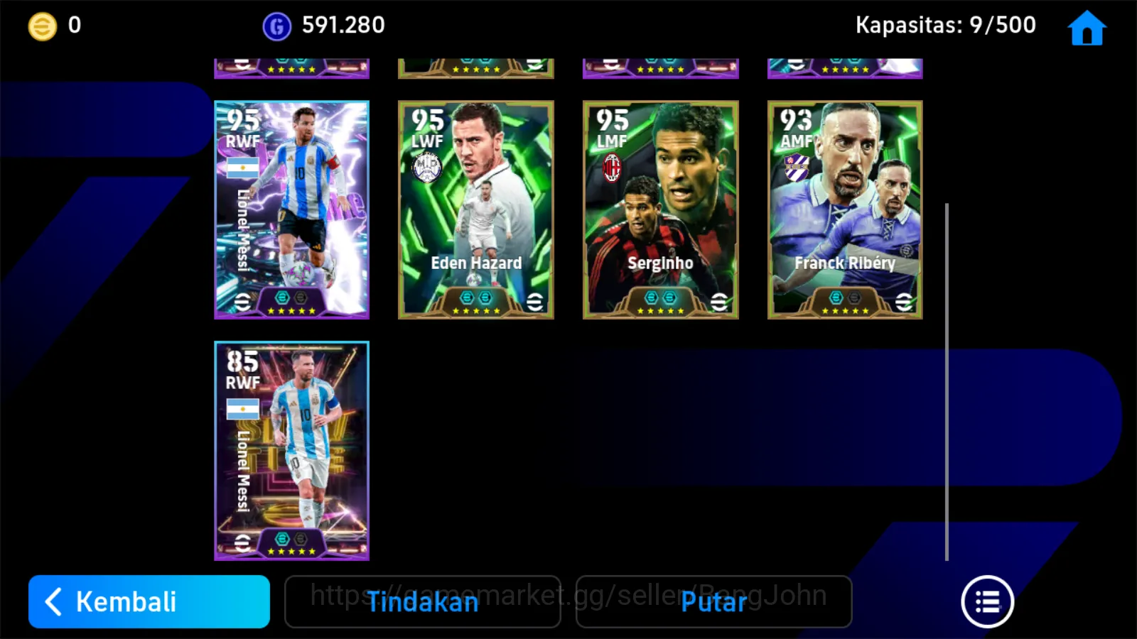 eFootball Accounts Others Power 3097 | mbappe showtime | belingham showtime | cannavaro | dean huijsen  messi  | ribery 5