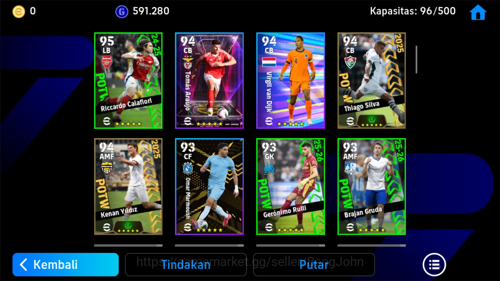 eFootball Accounts Others Power 3097 | mbappe showtime | belingham showtime | cannavaro | dean huijsen  messi  | ribery 7