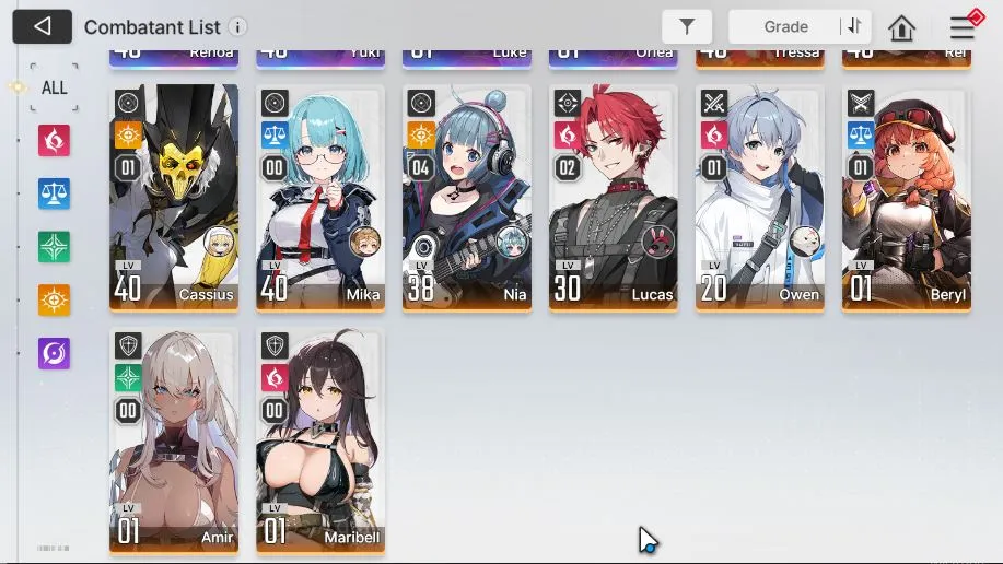 Chaos Zero Nightmare Accounts ASIA|Lv 36| 4 SSR+ 2 SSR Partner[Yuki+Sign,Renoa,L image 3