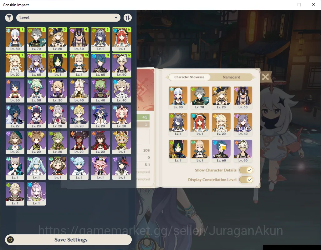 ASIA |AR43 |6 Limited| Lauma C1 ,Cyno,Kamiato Ayaka,Alhaitam,Navia,Nillou |Low Explore Map| TakeMail |Check SS(GI4498) Genshin Impact Mid Game ASIA |AR43 |6 Limited| Lauma C1 ,Cyno,Kamiato Ayak image 1
