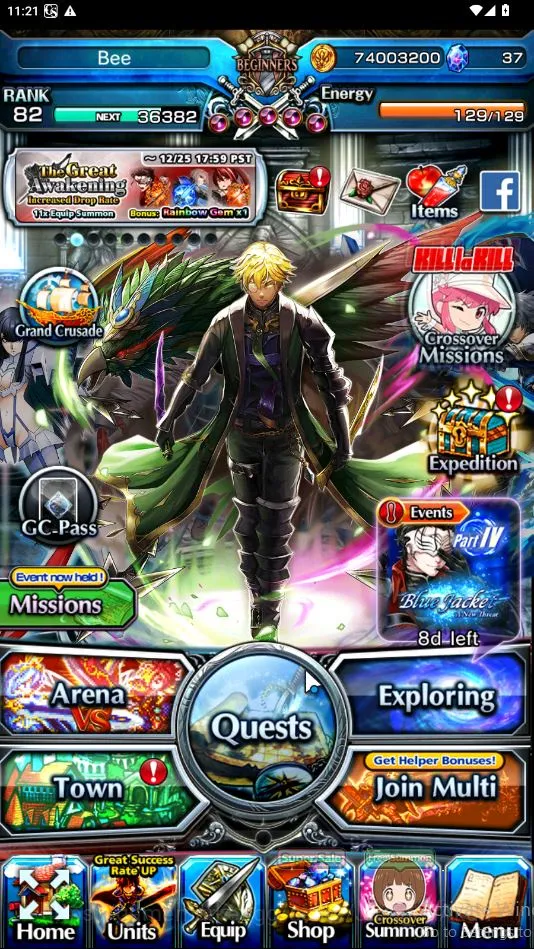 Grand Summoners End-Game Global|Rank 82|15 Ascend[ToumaTW,Paladin Roy,Pinna image 1