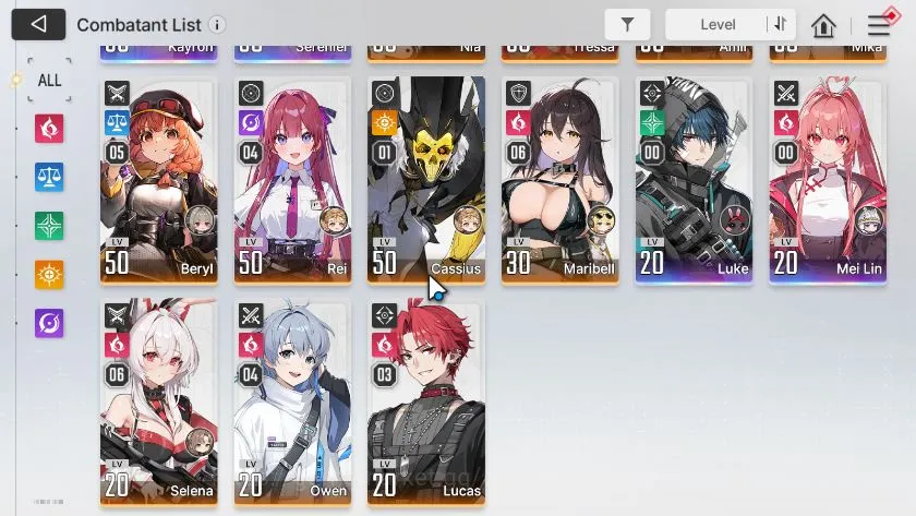 Chaos Zero Nightmare Accounts GLOBAL|Lv 52|10 SSR [YukiM2,MagnaM1,RinM1,HaruM1,E image 4