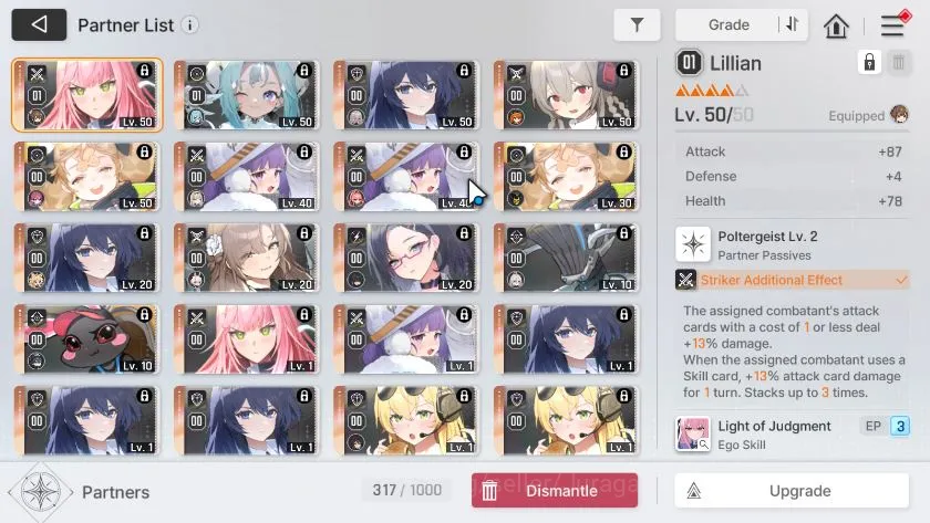 Chaos Zero Nightmare Accounts GLOBAL|Lv 52|10 SSR [YukiM2,MagnaM1,RinM1,HaruM1,E image 5