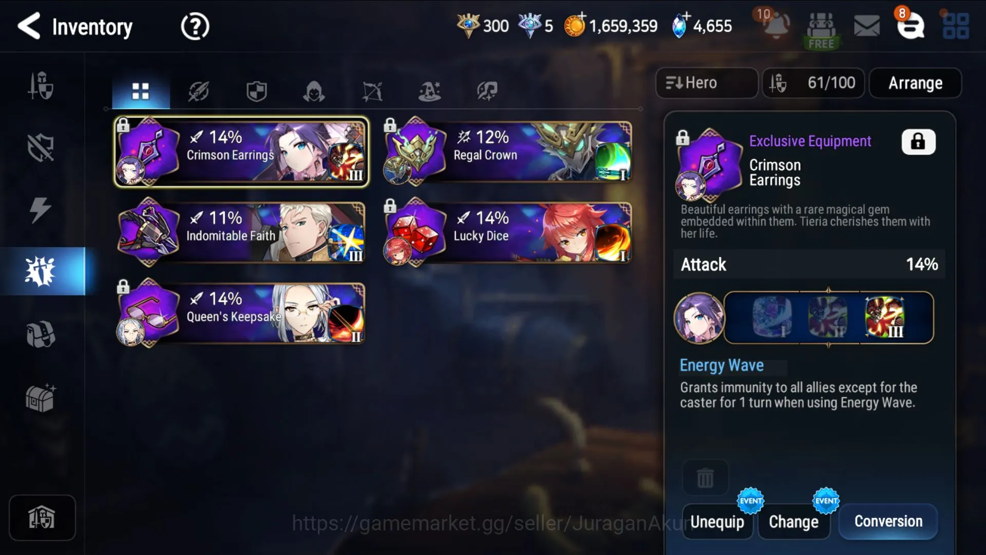 Epic Seven Accounts Global Unverif|7ML(Belian,Lilibet,Taeyou,SB Aramin image 4