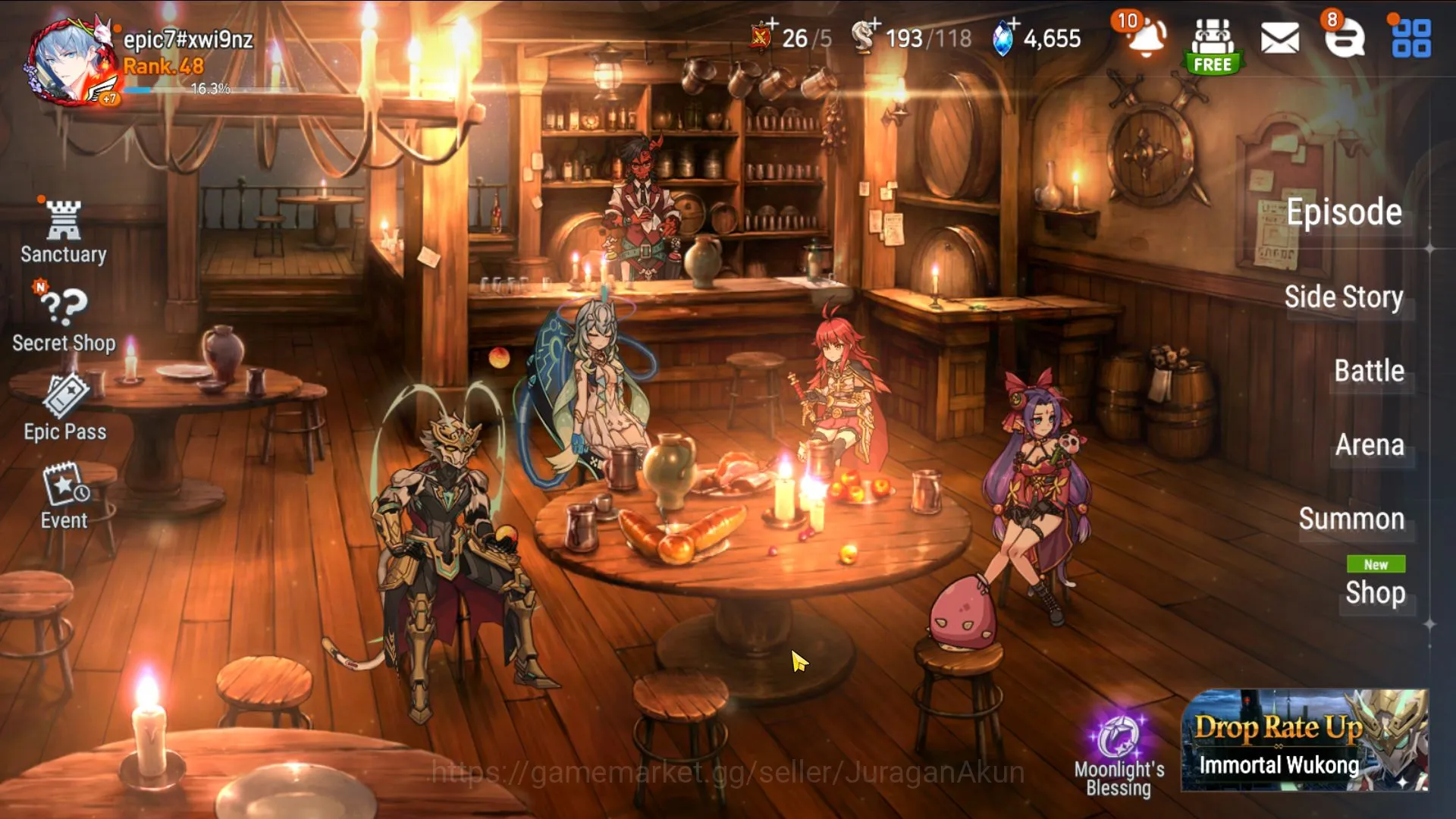 Epic Seven Accounts Global Unverif|7ML(Belian,Lilibet,Taeyou,SB Aramin image 8