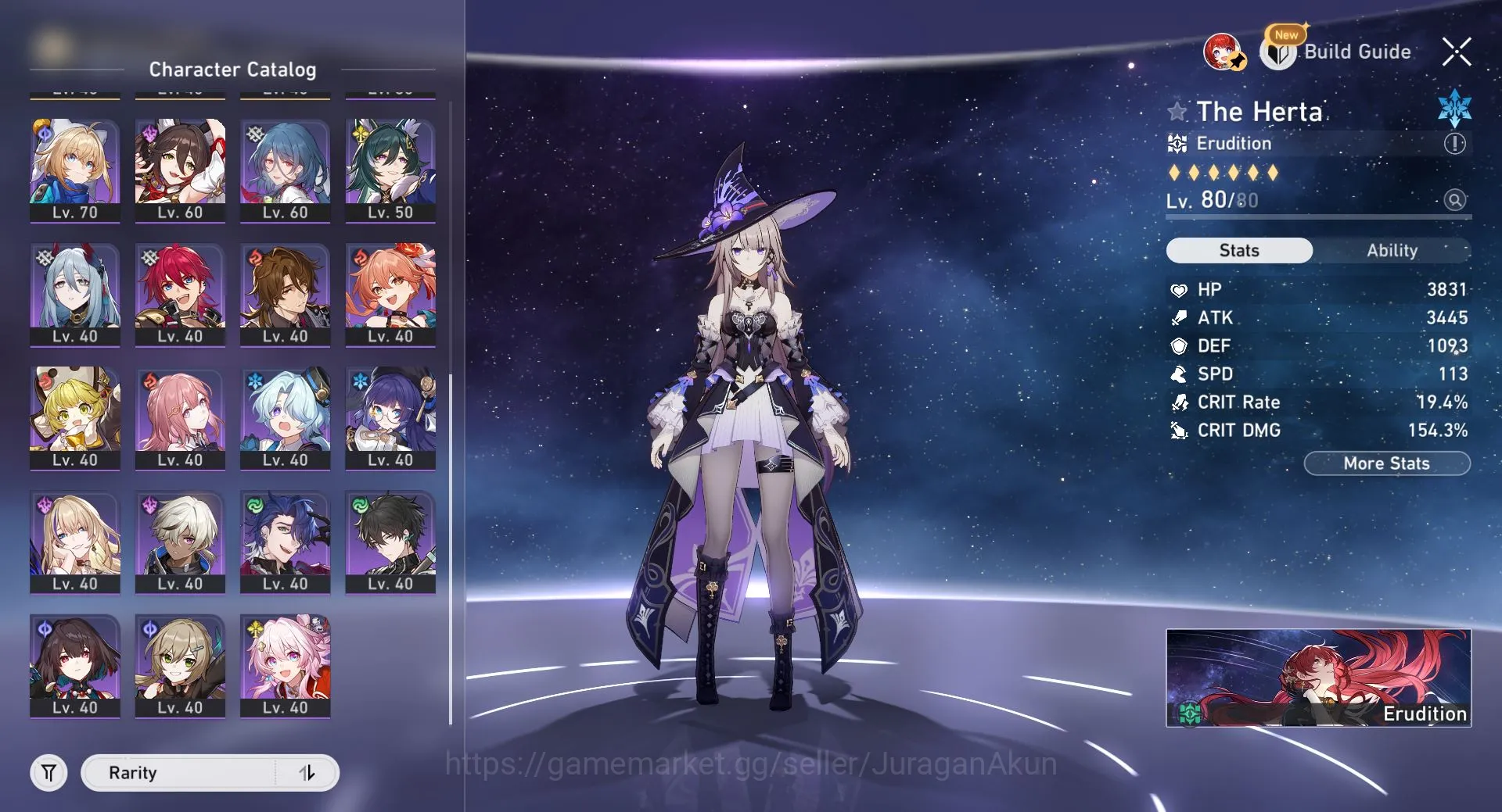 Honkai Star Rail Accounts Mid Game ASIA [TL68] 10 Limited (The Herta,Danheng+Sign,Tribbie,Feixiao,etc)(Amphoreus)|Take 10