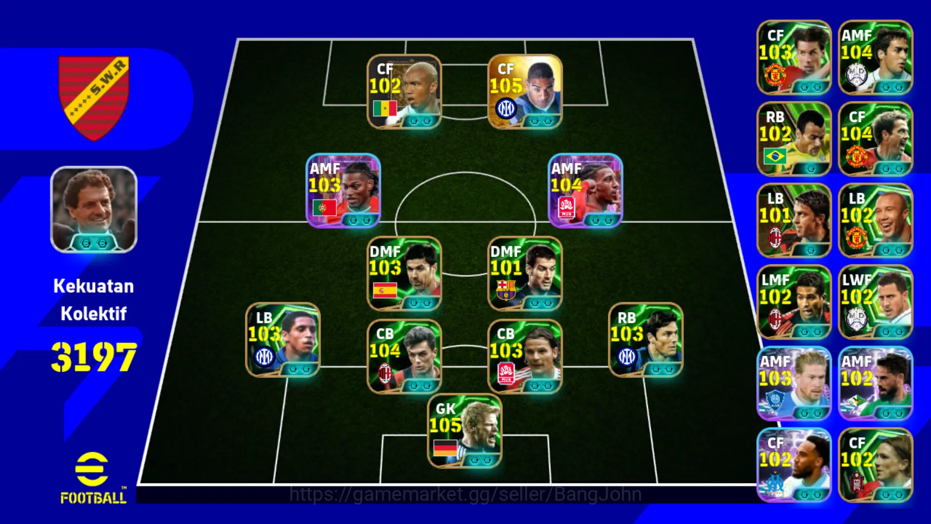 eFootball Others Power 3197 | Adriano Epic db , Leao Show time , Ol image 1