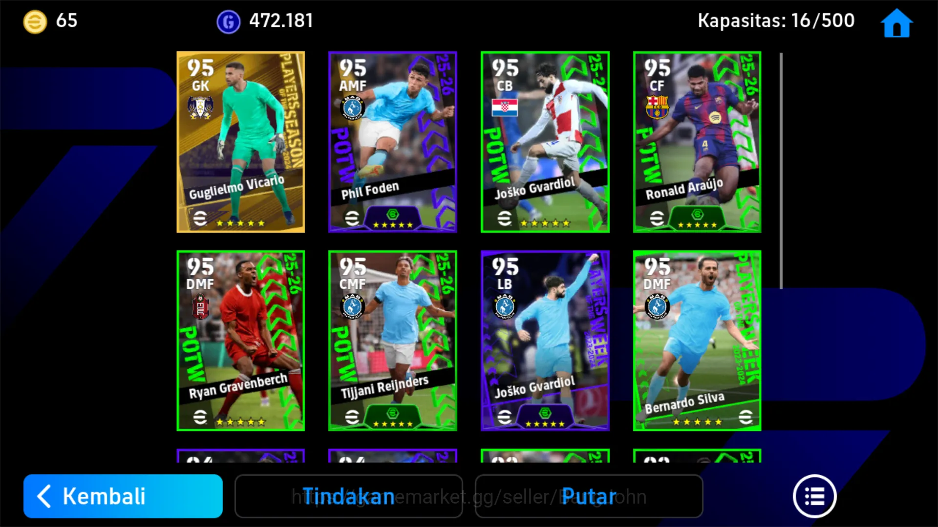 eFootball Accounts Others Power 3197 | Adriano Epic db , Leao Show time , Olise Show time, Roberto Carlos Epic db , Maldini 2