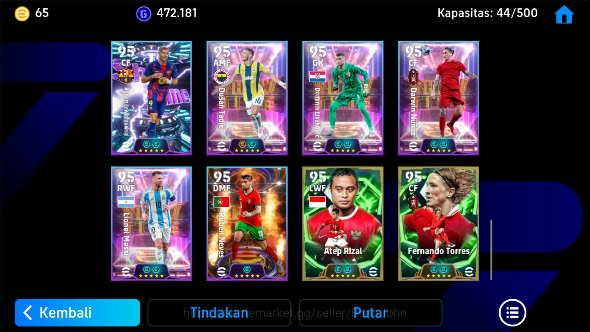 eFootball Accounts Others Power 3197 | Adriano Epic db , Leao Show time , Olise Show time, Roberto Carlos Epic db , Maldini 3