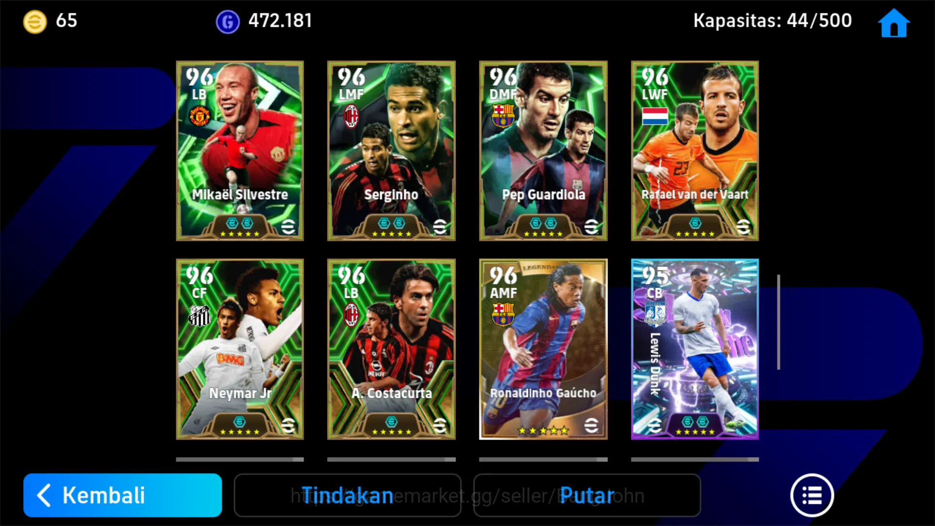 eFootball Accounts Others Power 3197 | Adriano Epic db , Leao Show time , Olise Show time, Roberto Carlos Epic db , Maldini 4