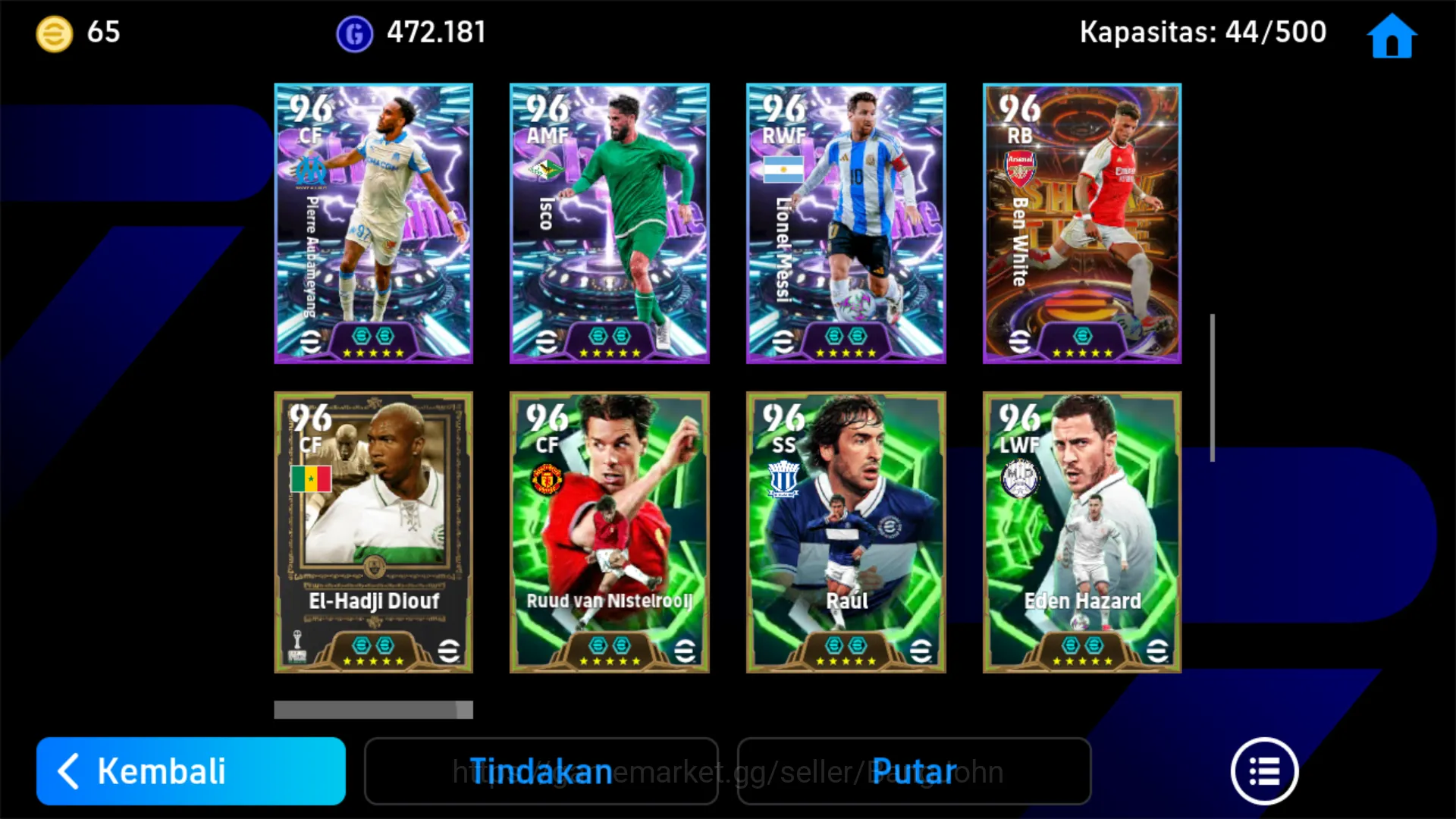 eFootball Accounts Others Power 3197 | Adriano Epic db , Leao Show time , Olise Show time, Roberto Carlos Epic db , Maldini 5