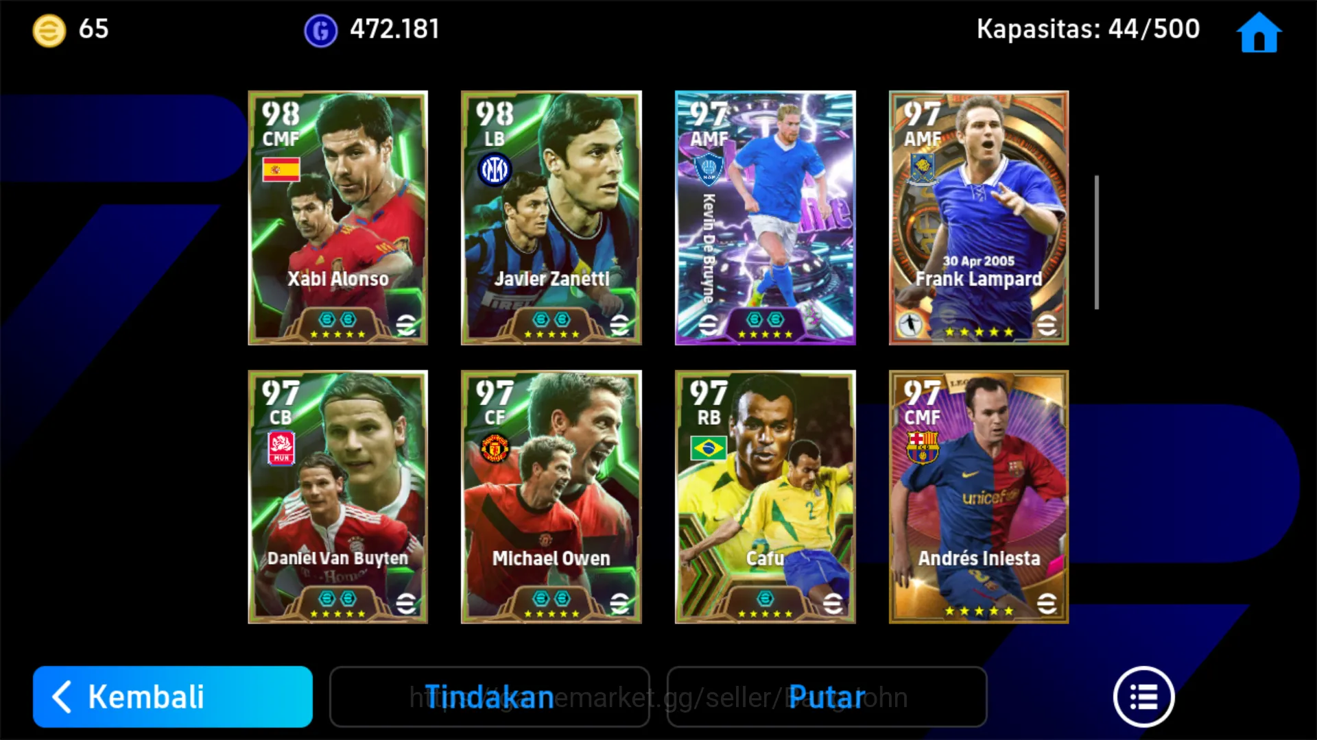 eFootball Accounts Others Power 3197 | Adriano Epic db , Leao Show time , Olise Show time, Roberto Carlos Epic db , Maldini 6