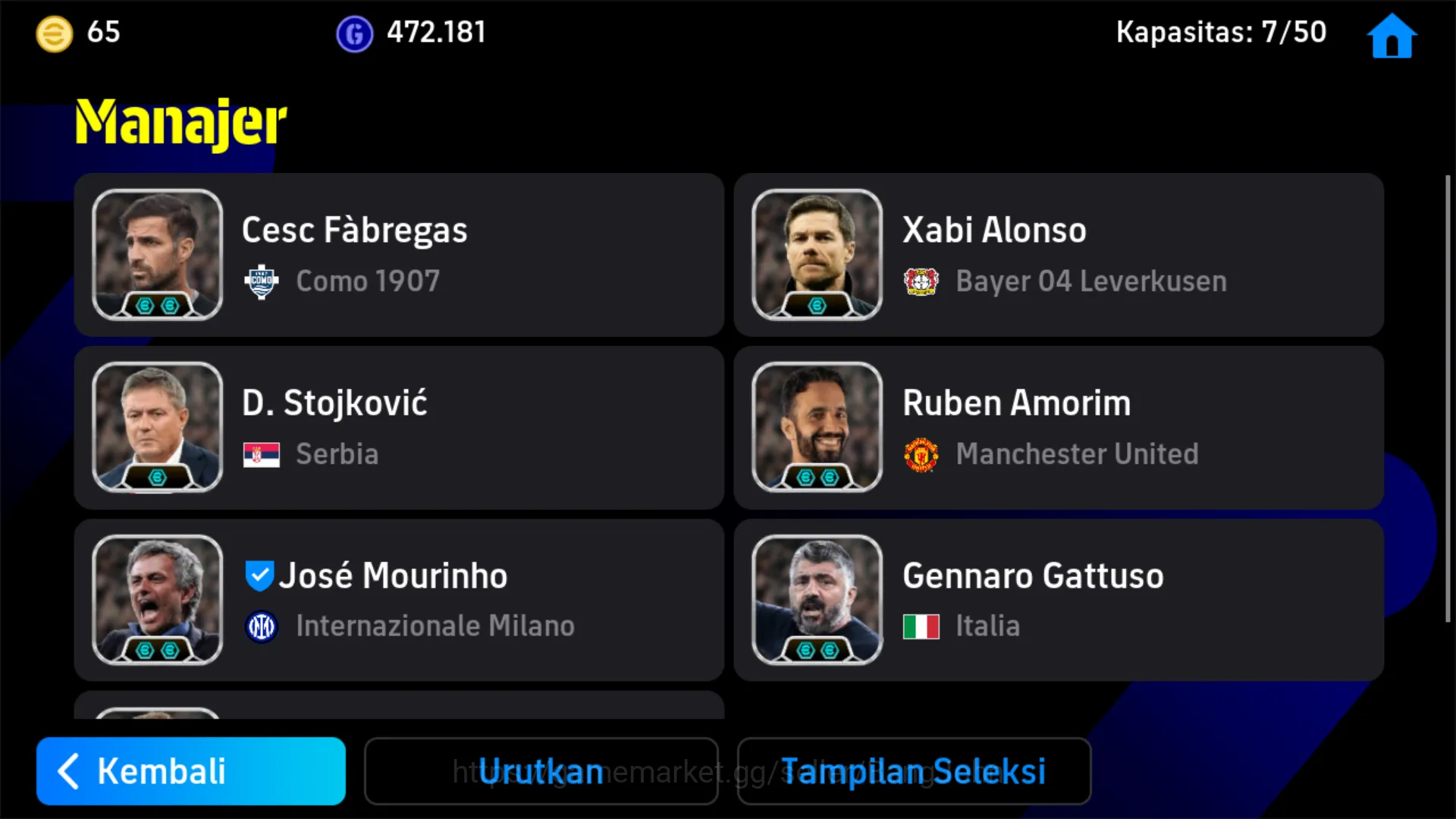eFootball Accounts Others Power 3197 | Adriano Epic db , Leao Show time , Olise Show time, Roberto Carlos Epic db , Maldini 8