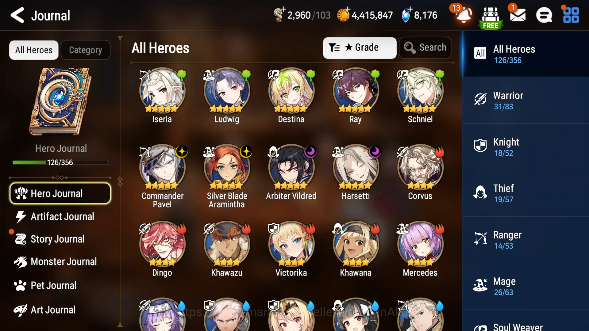 Epic Seven Accounts Asia Unverif |4 ML(C Pavel,SB Aramintha,A Vildred, image 4