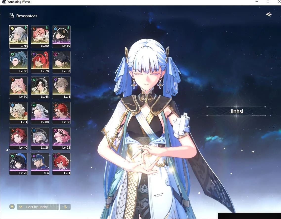 Wuthering Waves Accounts Mid-Game SEA|UL63|4 Limited [(Jinshi,Yinlin)+Sign],Changli,Xiangli Yao]|DB 21|Low Explore Maps|Log 2